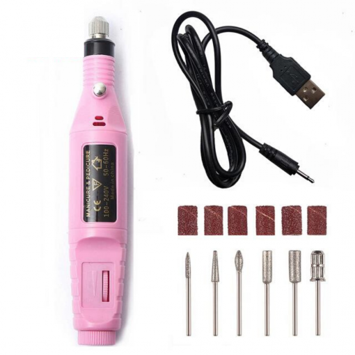 Portable Electric Nail File Drill Machine Kit | Zincera