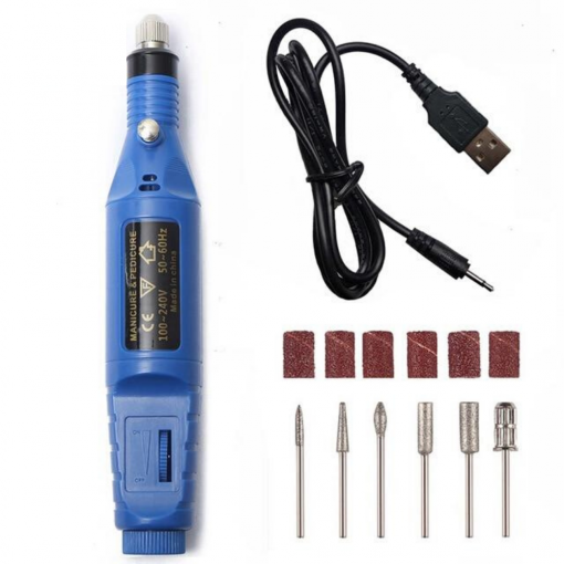 Portable Electric Nail File Drill Machine Kit | Zincera