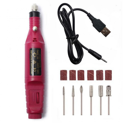 Portable Electric Nail File Drill Machine Kit | Zincera